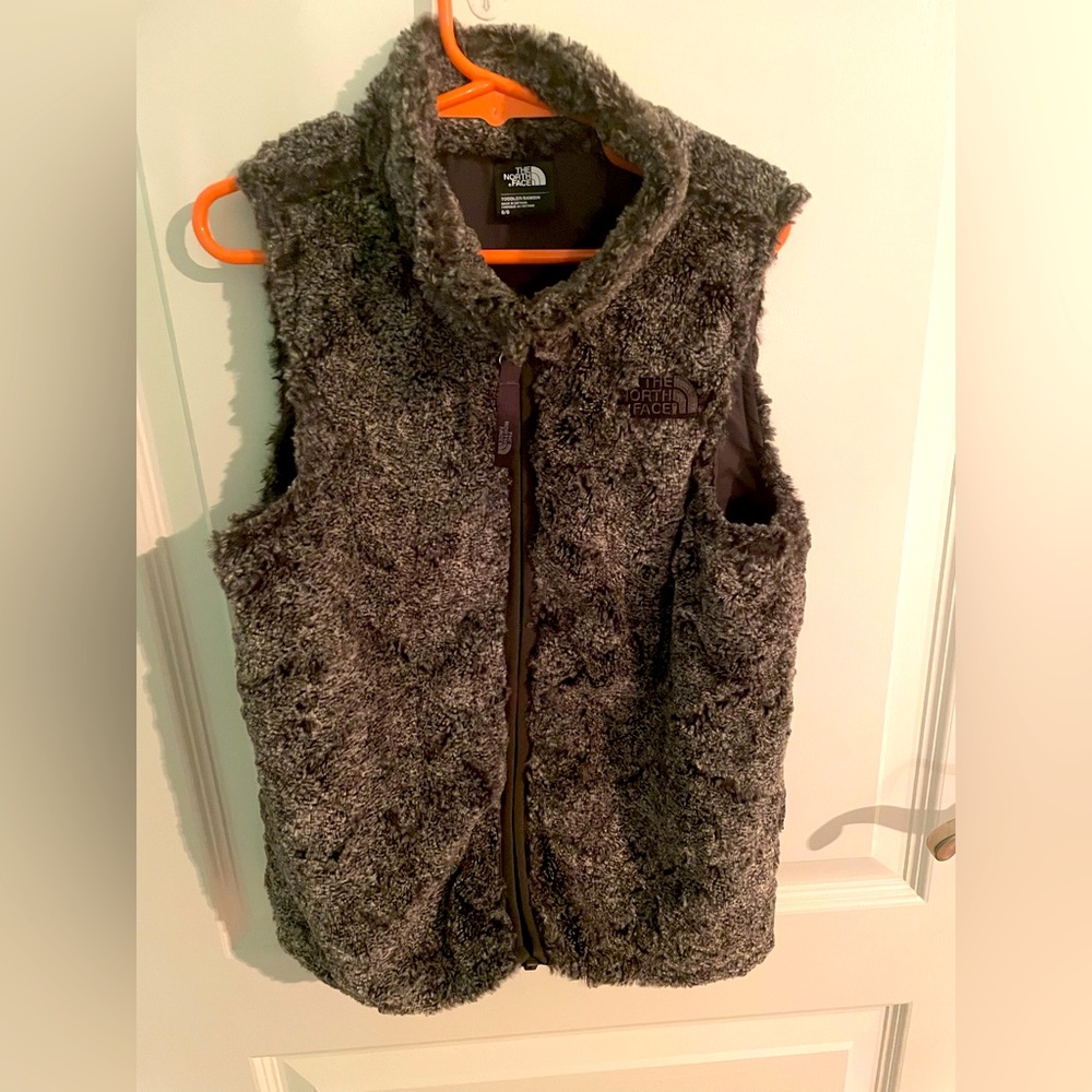 The North Face Jacket Furry Fleece Vest Full Zip Soft Cozy Kids